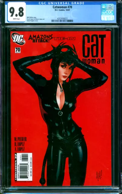 Catwoman #70 Adam Hughes Cover DC Comics 2007 CGC 9.8