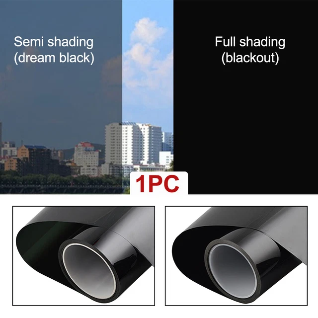 Privacy Protection Room Darkening Light Blocking Window Film Day Sleep.