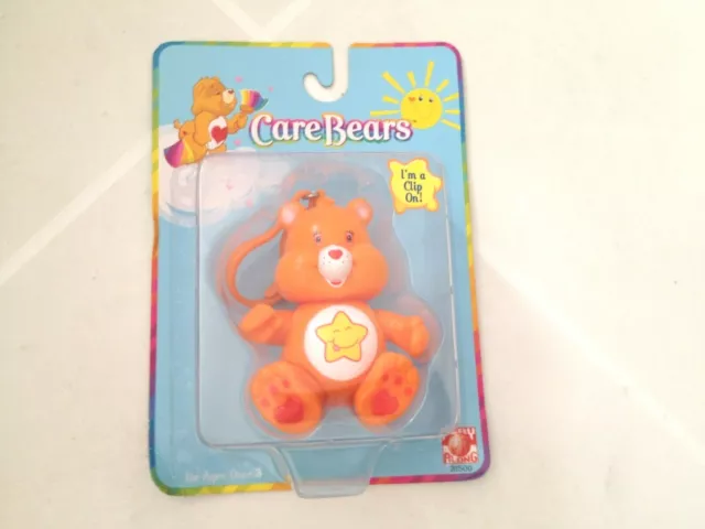 Figurine Bisounours Avec Mousqueton  Care Bears Laugh-A-Lot Bear