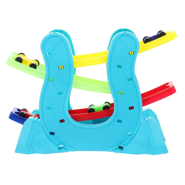 Kleinkind Plastikauto Spielzeug Plastik Schieberauton Kinder Race Track Playset