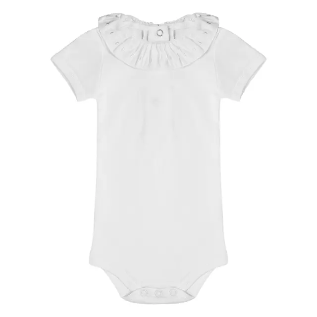 Buyless Fashion Baby Girls Bodysuit With Short Or Long Sleeves Cotton