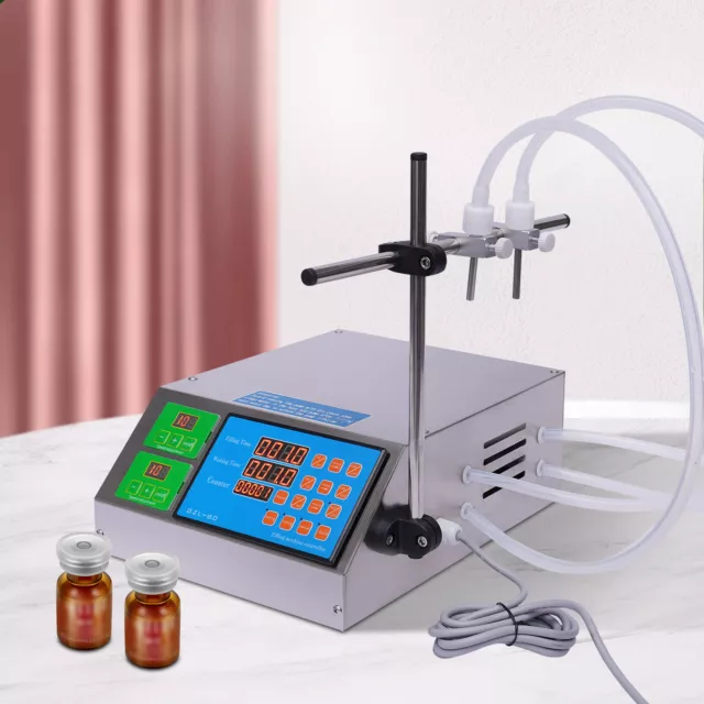 110V Semi Automatic Digital Control Bottle Filler Liquid Filling Machine GZL-80