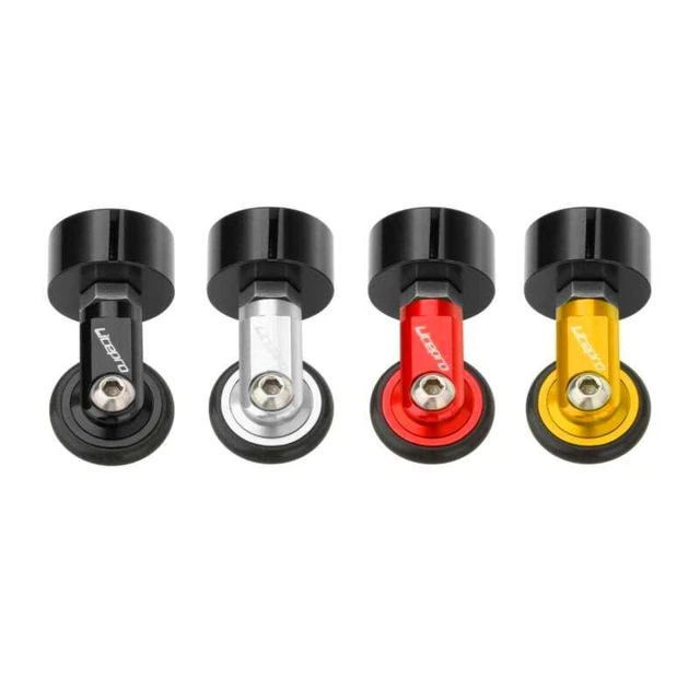 Foldable Bike Seatpost Wheel Roller Assist Lightweight Alloy Easy Install