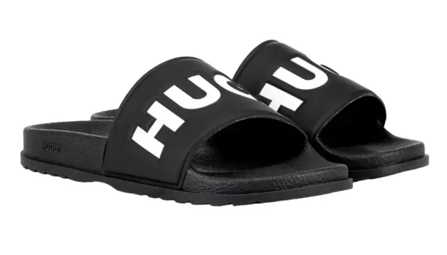 HUGO BOSS MENS Sandals Black Match It Slid Rblg 50471366002 $67.95 ...