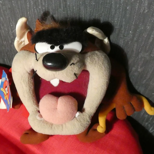 LOONEY TUNES WARNER Bros Tasmanian Devil Soft Toy With Tags EUR 6,98