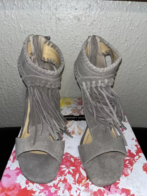 New Chinese Laundry Santa Fe Women Shoes  Heels Size 9 Suede Gray 2