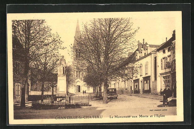2 x Cpa 95 ANDILLY. Le Château et vue générale de la Ville 1906