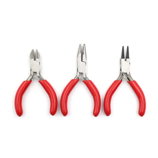 3PCS/Set Tooth Needle Round Nose Pliers Tool Kit For Jewelry Making Tools