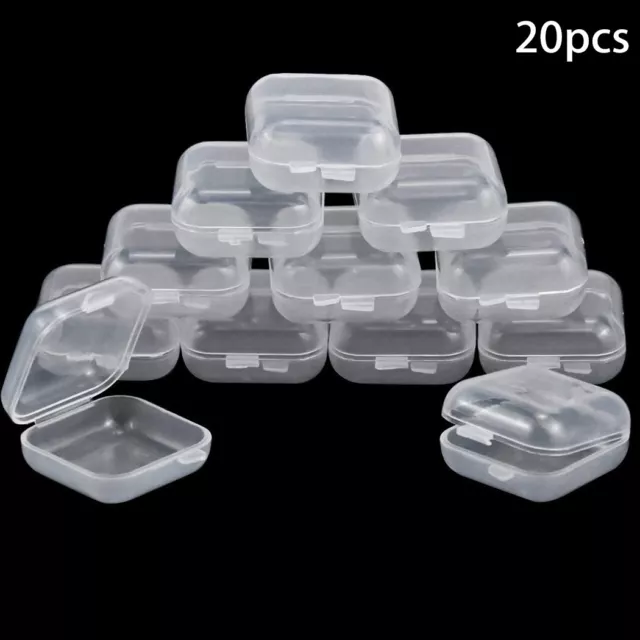Mini Transparent Plastic Storage Box for Jewelry and Earplugs Limited Offer