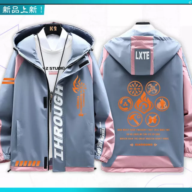 Genshin Impact Naganohara Yoimiya Swaetshirt Costume Hoodie Autumn Jacket #49