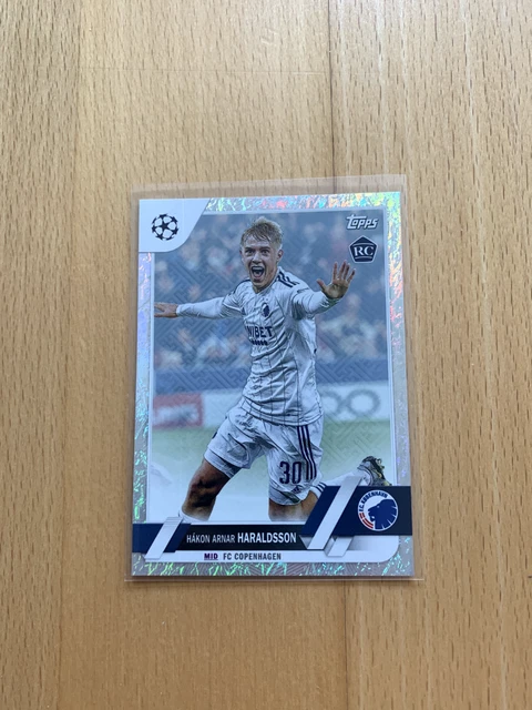 TOPPS UCC 2022-23 Hakon Arnar Haraldsson Pink Foil Fc Copenhagen