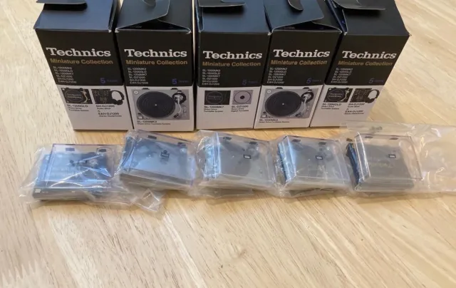 Technics Miniature Series ( SL1210 mk7 / SL1200 mk2 / SL1200 gld ) - 5 x Units