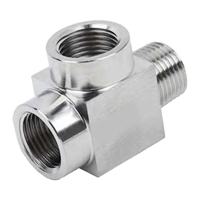 Raccord Droit Double Virole Compression Acier Inox 304 - Pour Tubes OD 12mm - Eau, Huile, Gaz - 1 Pièce