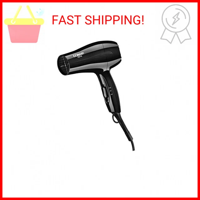 Conair Hair Dryer, 1875W Mid-Size Hair Dryer