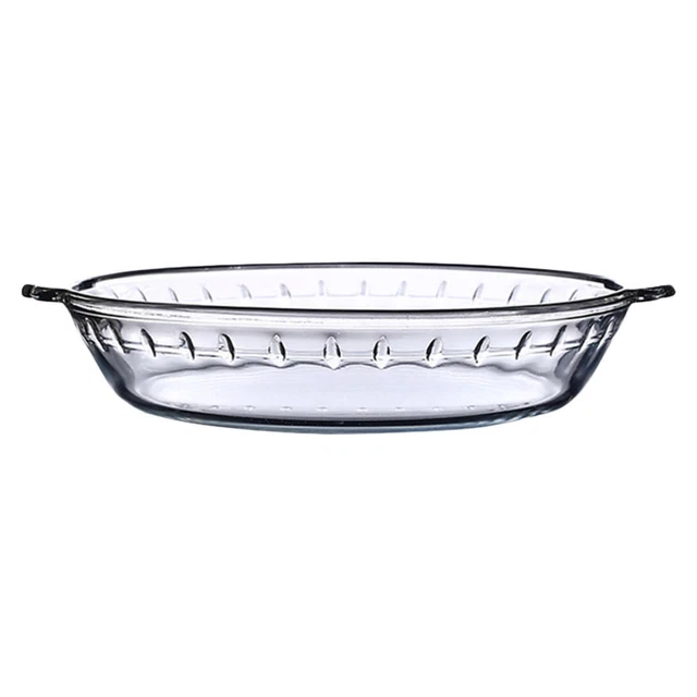1 pieza bandeja para hornear plato de vidrio resistente al calor plato de arroz al horno para el hogar vajilla