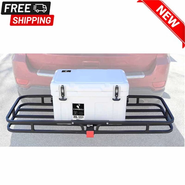RV TRAILER HITCH Mount Cargo Carrier Rack 500 lbs Capacity Truck