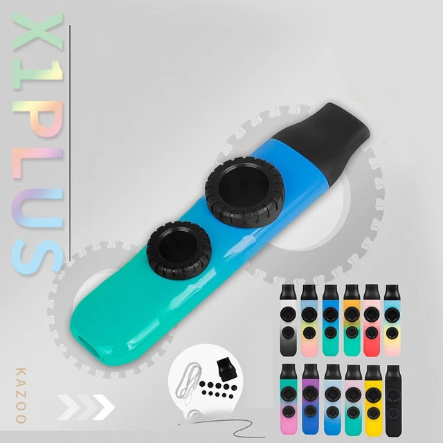 Versatile Kazoo Flute Harmonica Woodwind Instrument for Leisure Activities