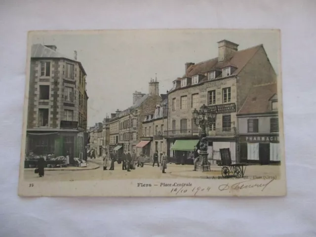 Cpa Orne 61 Flers Central Place