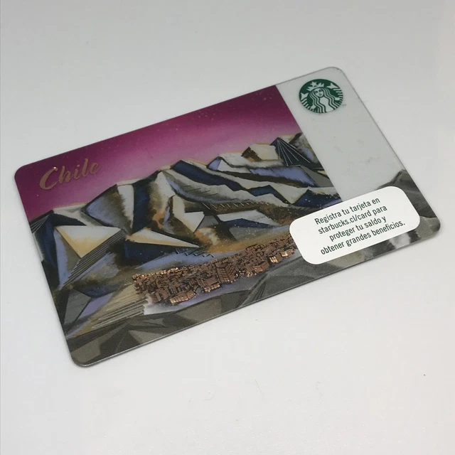 CHILE STARBUCKS GIFT card RARE new edition south america collectible $15.00 - PicClick CHILE STARBUCKS GIFT card RARE new edition south america collectible $15.00 - PicClick