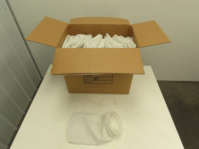 PEG100 P1POL-WE Polyester Felt Liquid Filter Bag 200 Micron Sz 1 (16") Box of 50