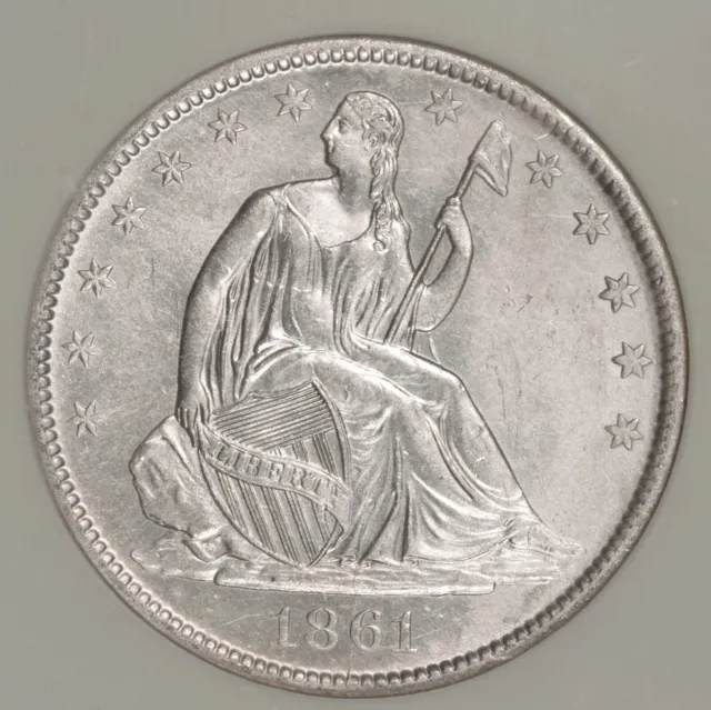 1861-O Seated Liberty Half Dollar W-14 NGC SS Republic Wow! #CFB5 CSA WB-103/104