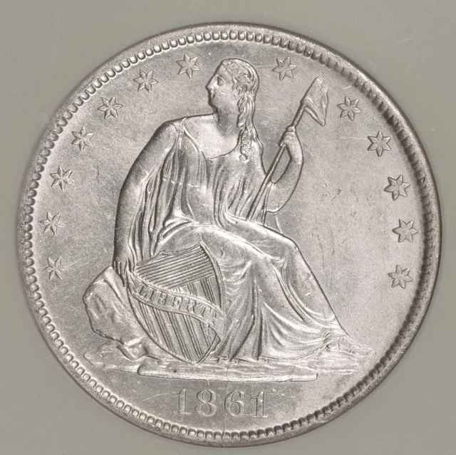 1861-O Seated Liberty Half Dollar W-14 NGC SS Republic Wow! #CFB5 CSA WB-103/104