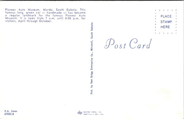 1950S GREEN CAR at Pioneer Auto Museum Murdo South Dakota Vintage