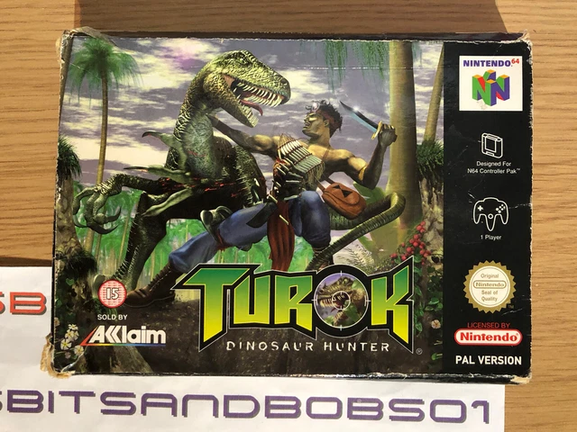 Turok Dinosaur Hunter  Boxed  Nintendo 64 N64  Tested and Working