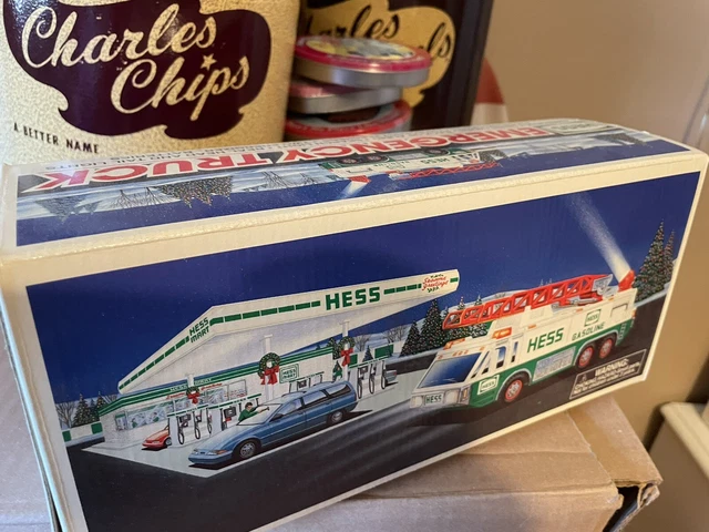 1996 Hess Toy Emergency Truck in original box