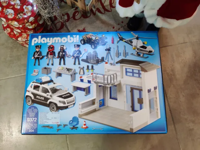 JOUET Playmobil- Poste de Police et véhicules, 9372 NEUF