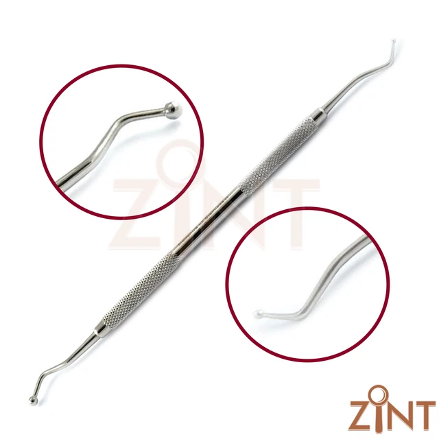 Premium Instruments 755-2 Double-Ended Plastic Filling Instrument – 2.5mm For Composite & Amalgam