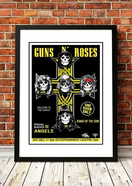 GUNS N' ROSES | American Rock Band Concert Tour Posters | 16 to choose from.