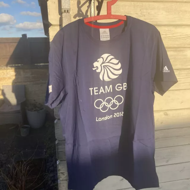 Adidas London 2012 Team Gb Olympic Official Venue Collection T Shirt Xl