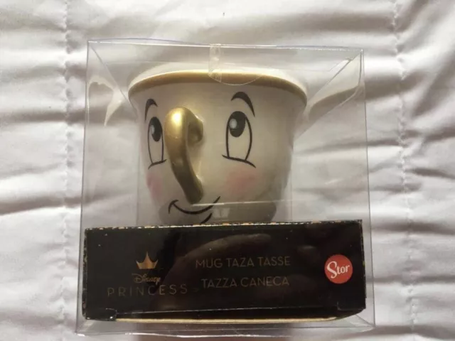 Taza Disney Chip de ceramica La Bella y la Bestia