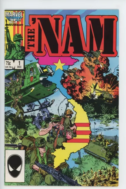 The 'Nam #1 Marvel 1986 2nd print by Doug Murray & Michael Golden BIG SCANS 9.2