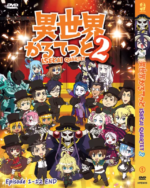 DVD Anime UNCUT Isekai Meikyuu De Harem Wo (Vol.1-12End) English Subs All  Region