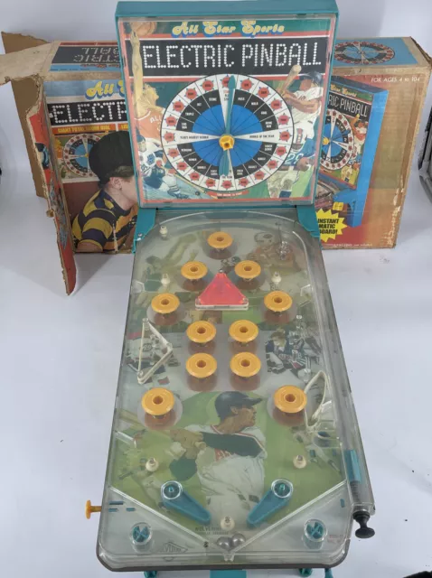 Wolverine All Star Sports Electric Pinball In Box