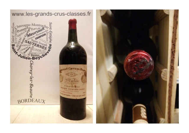 Château Cheval Blanc (magnum) 1958 - Saint-Emilion - 1er Grand Cru classé A