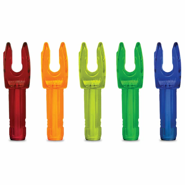 Easton 4 Mm Deep Six Nocks 2 Dz Pk  (Can Mix Two Colors)