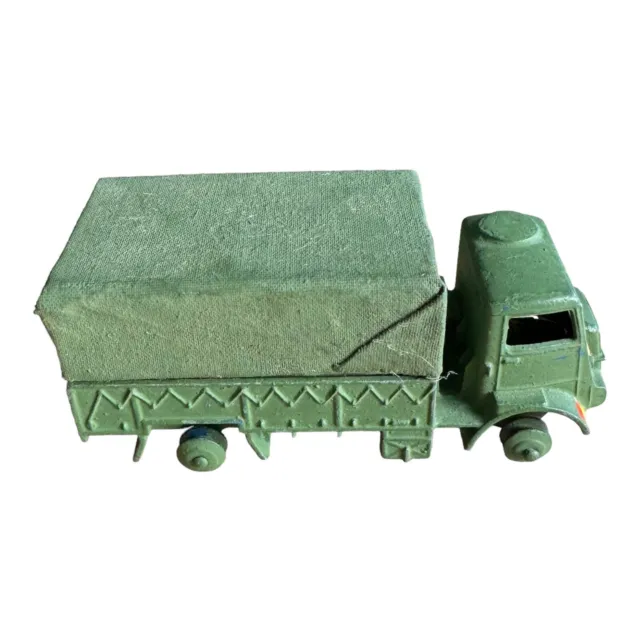 DINKY TOYS ARMY COVERED WAGON No 623 VINTAGE DIECAST ARMY MILITARY RESTORATION