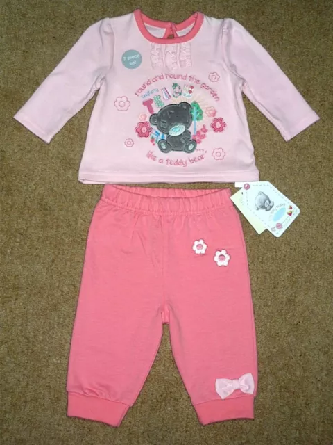 BNWT Baby Girls 'Me To You Tatty Teddy' Gorgeous Top Trousers Outfit 0-3 months