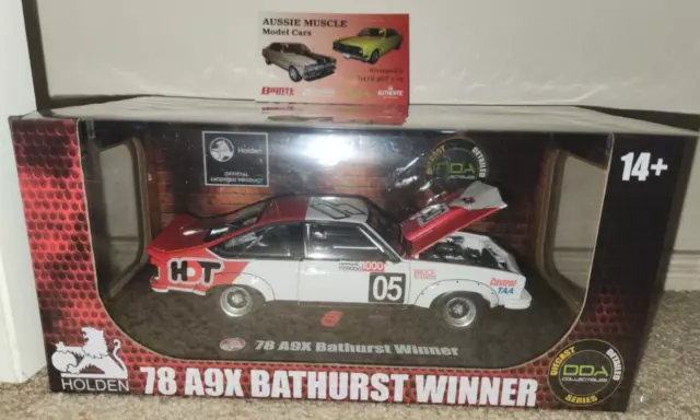 1:24 DDA Holden HDT LX A9X Torana #05 Peter Brock 1978 Bathurst Winner DDA801 2