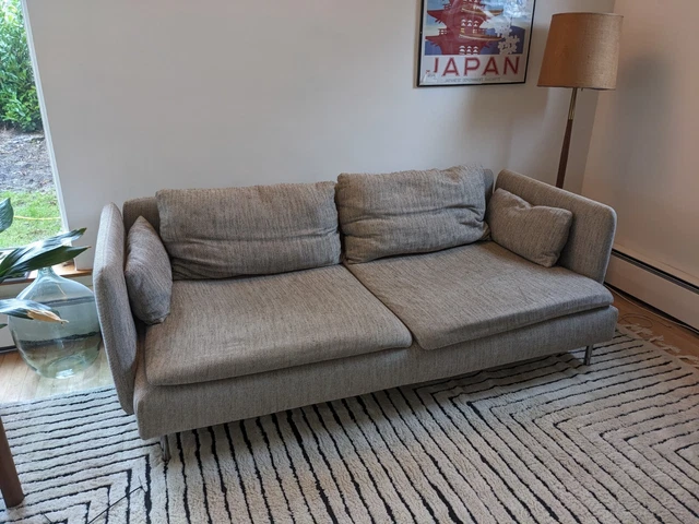 IKEA SODERHAMN SOFA 3 Seater Modular With 2 Sets Of Covers £100.00