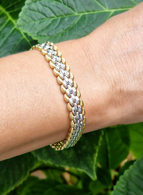 CHIMENTO Bracciale Donna CHIMENTO in oro giallo e bianco 18 kt 750  double face  art 12 