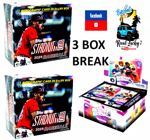 SEATTLE MARINERS BASEBALL 20232024 3 Box Mix Live Break