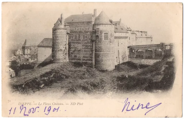 CPA 76 - DIEPPE (Seine Maritime) - 71. Le Vieux Château - ND Phot - Dos simple