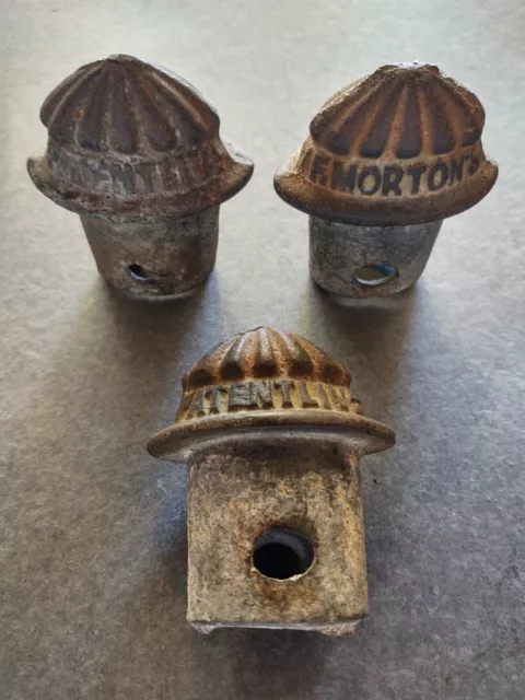Victorian Cast Iron Post / Pole Finials Francis Morton Liverpool ca. 1880