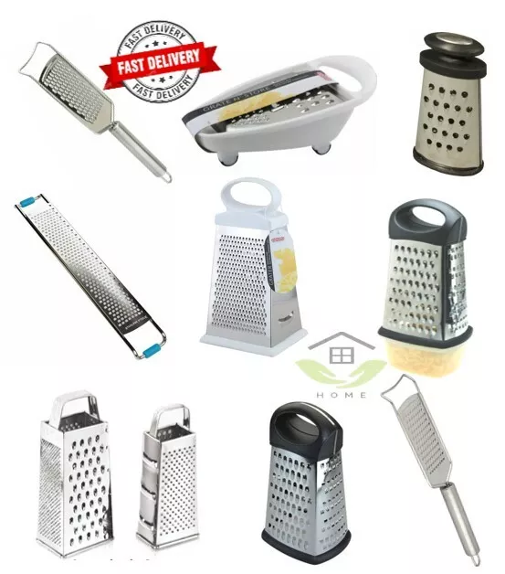 Box Grater Small 6 cm 4 Way Steel Mini Cheese Grater Handy Carry Handle  Tiny Veg
