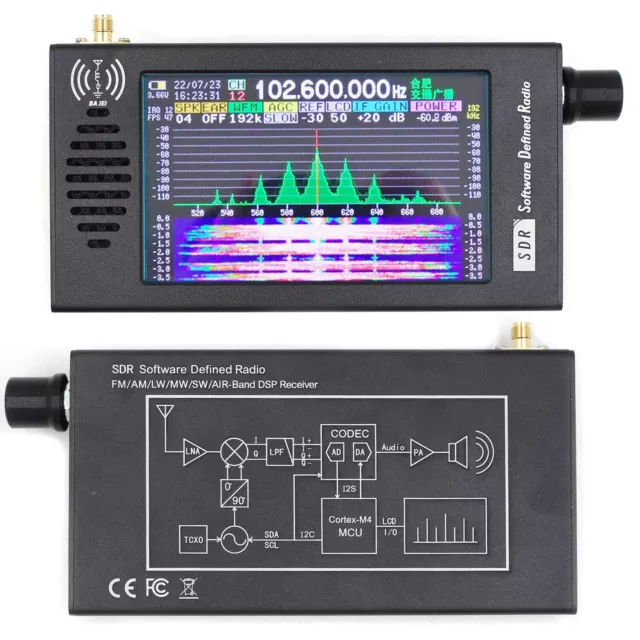 SDR Radio DSP Digital Demodulation Kurzwelle FM MW SSB CW HAM Radio Empfänger