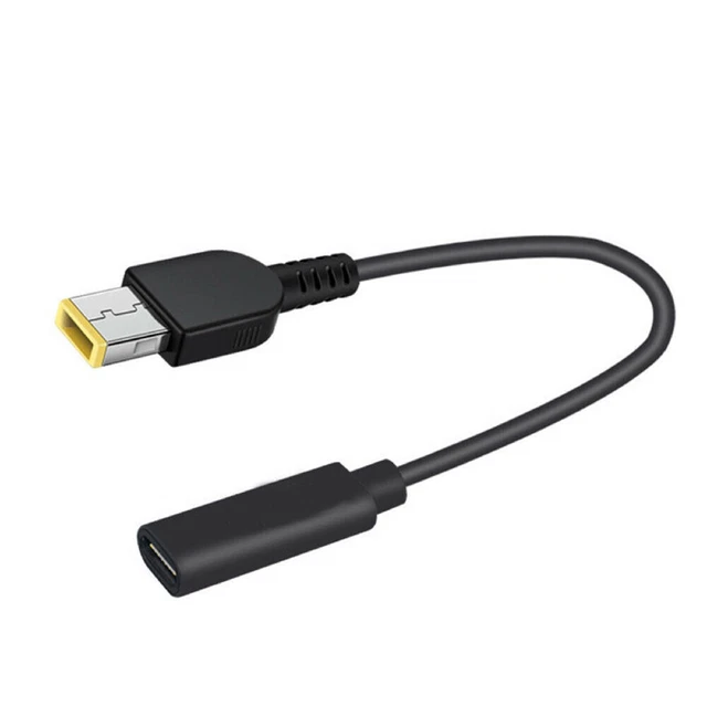Per Lenovo Square Port Cavo Adattatore USB C Maschio A DC Femmina